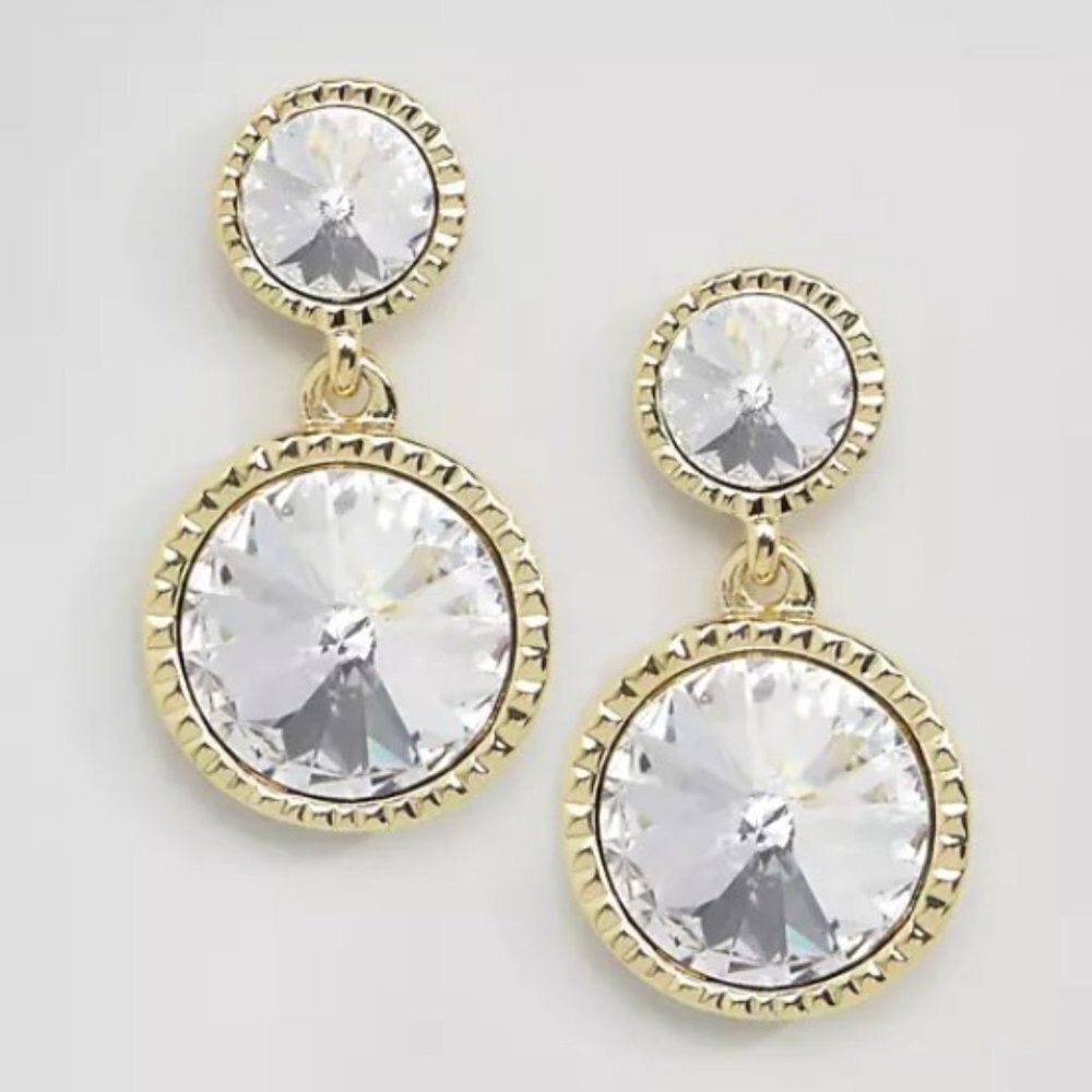 Ted Baker Ronda Rivoli Swarovski Crystal Earrings